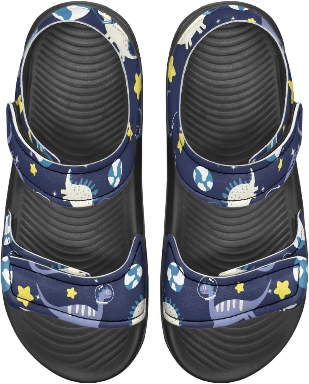 3D Dinosaur Camouflage Sandals for Boys Casual Outdoor Sport Athletic Sandals Adjustable Summer Beach Water Shoes for Kids and Toddler