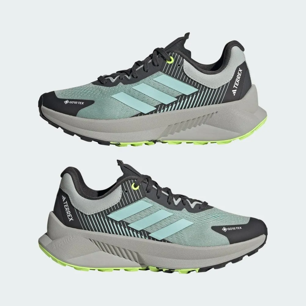adidas Womens Terrex Soulstride Flow GTX Trail Trail Running Sneakers Shoes - Black