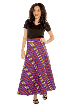 African Maxi Skirt WRAPPED IN PRINT (Long)