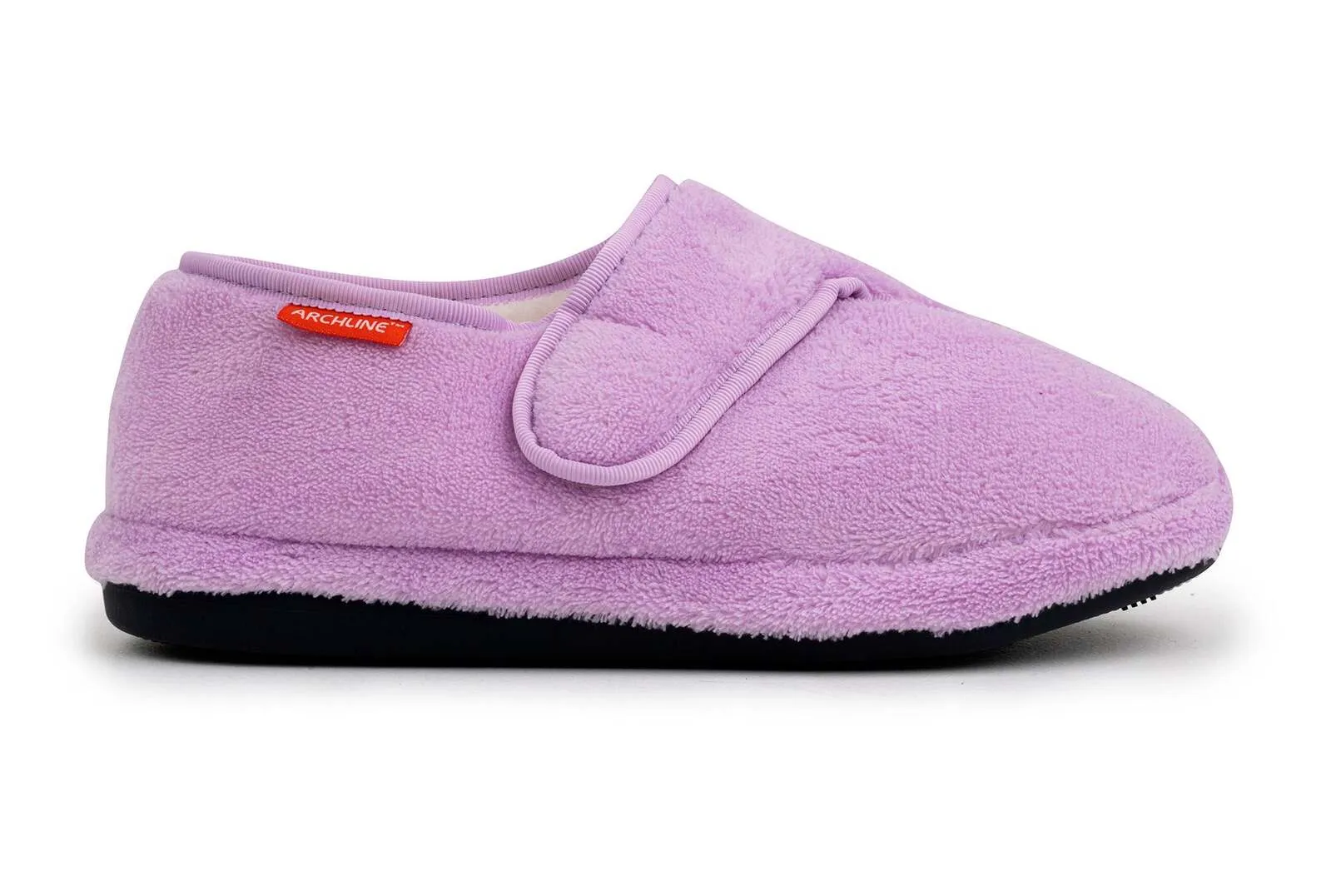 ARCHLINE Orthotic Plus Slippers Closed Scuffs Pain Relief Moccasins - Lilac - EU 41