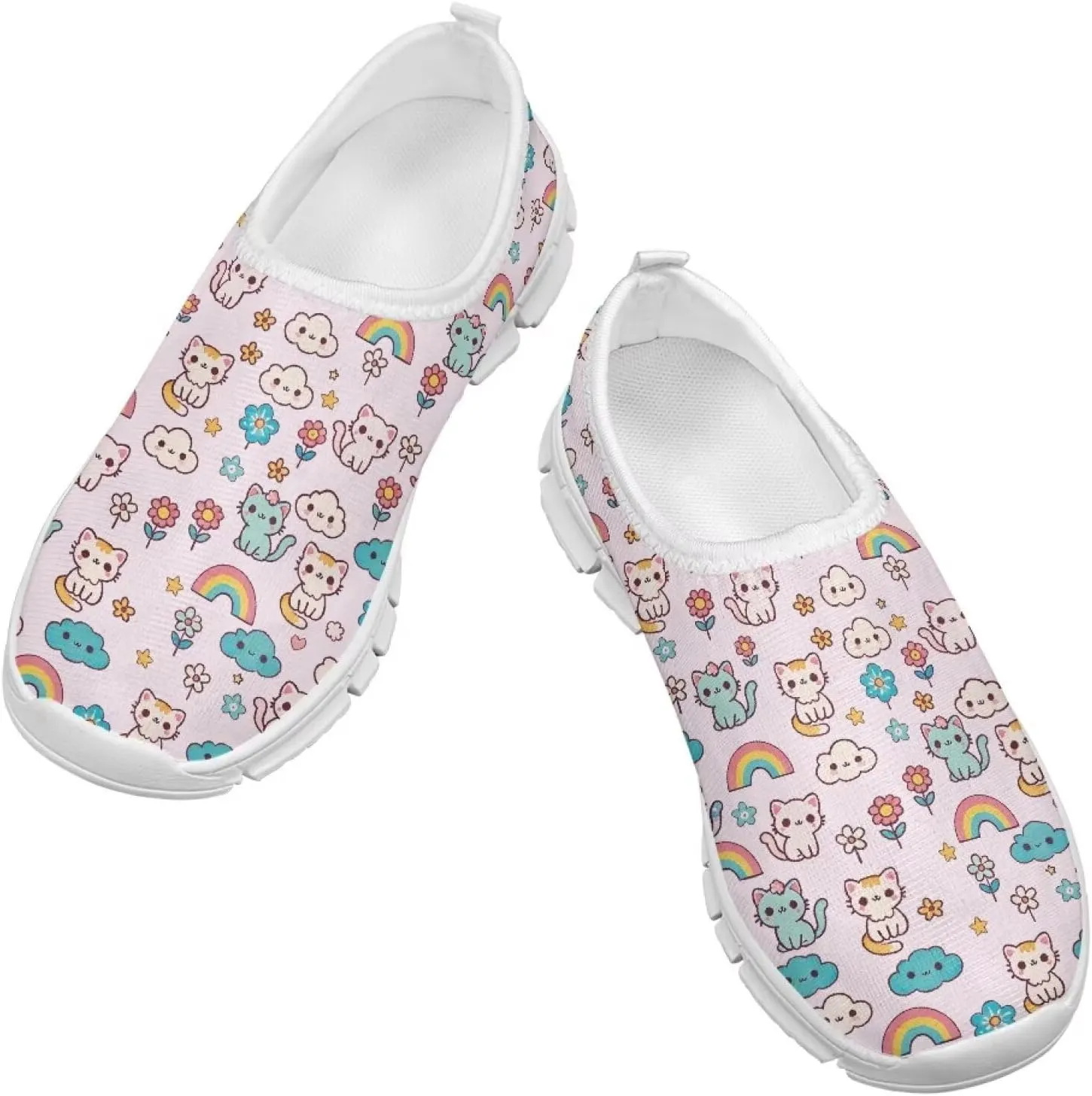 Boys Girls Shoes Kids Casual Flat Walking Shoes Comfortable Slip On Walking Athletic Sneakers for Boys Girls