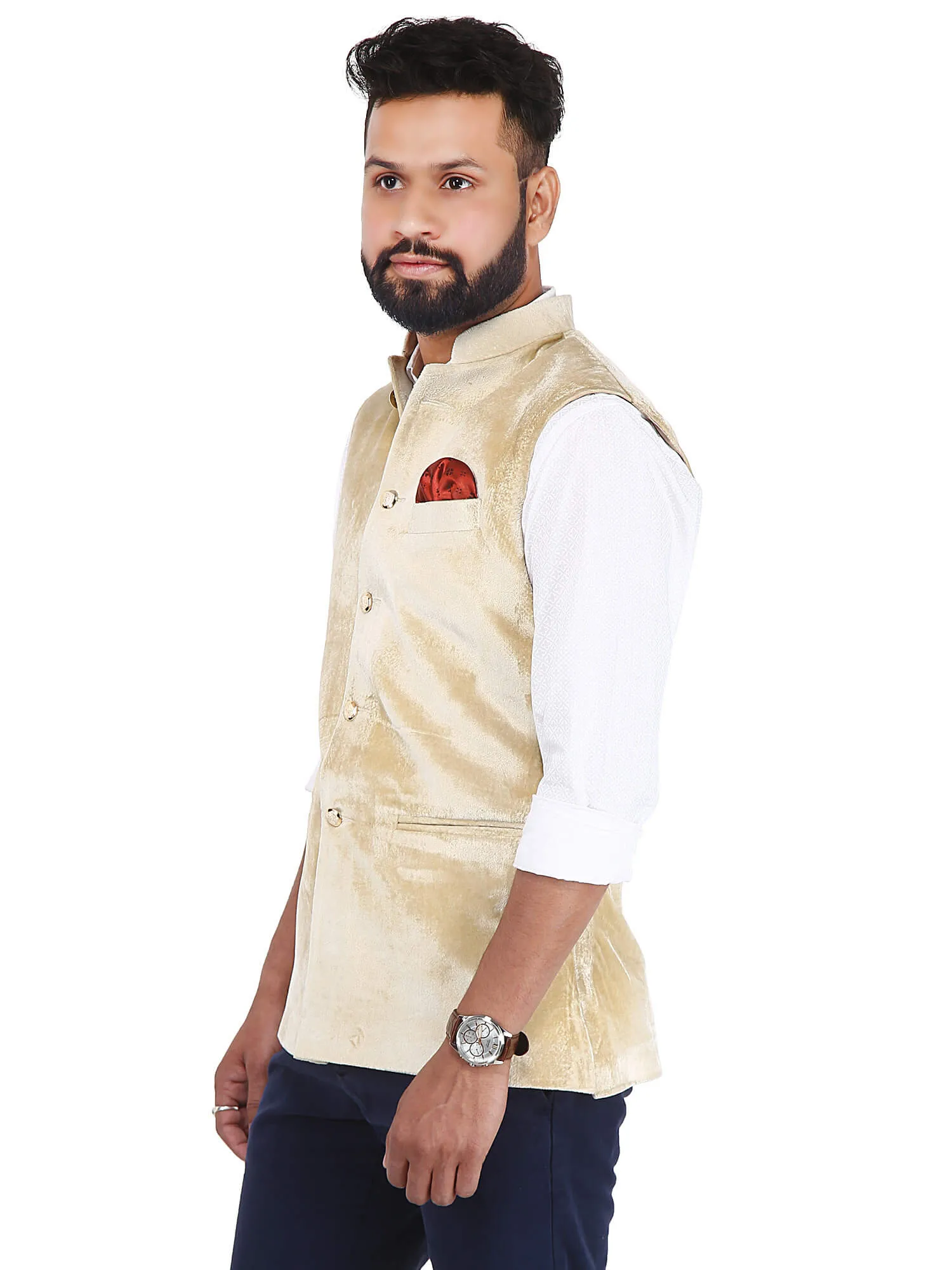 Cream Velvet Modi Jacket