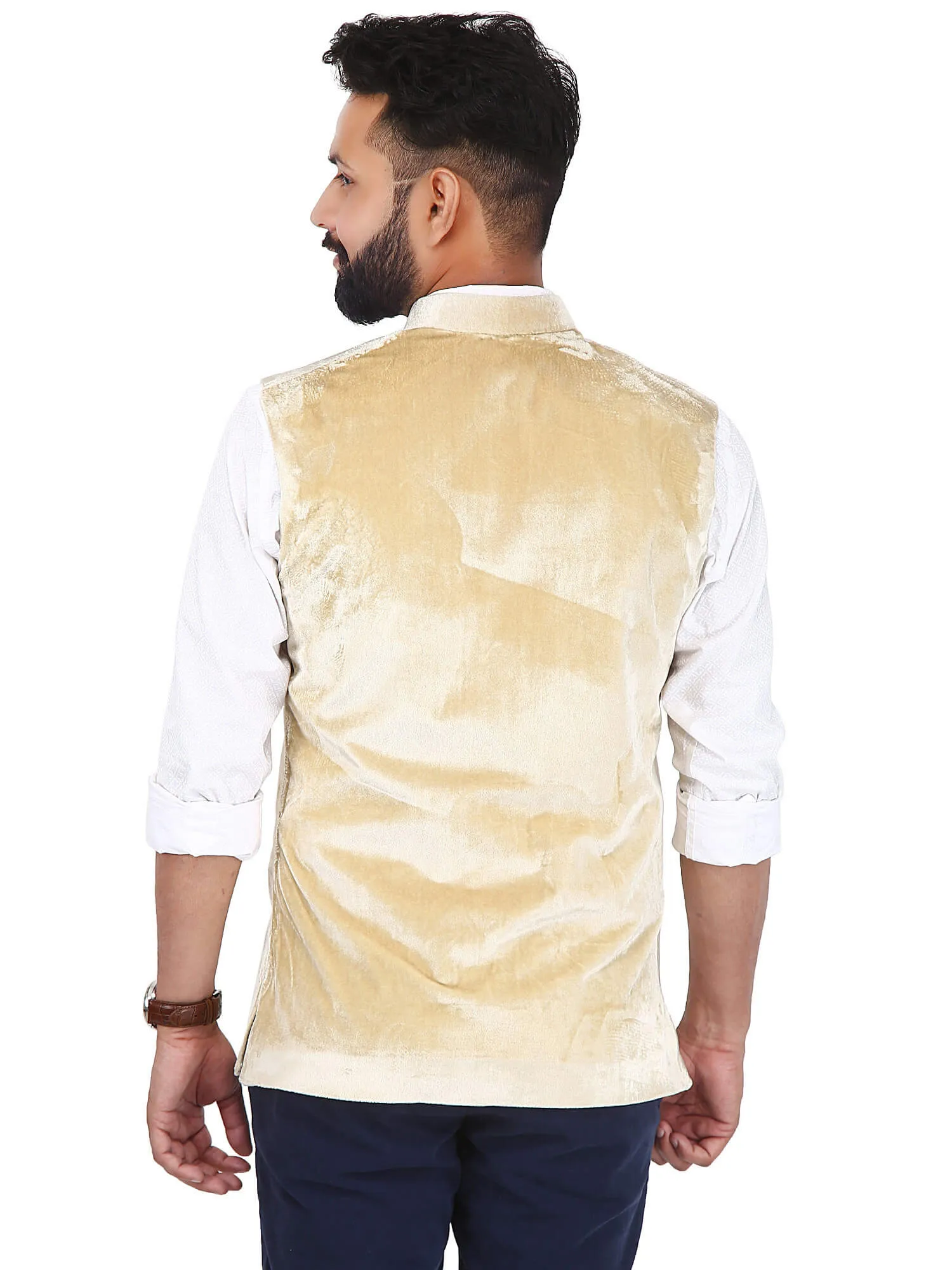 Cream Velvet Modi Jacket