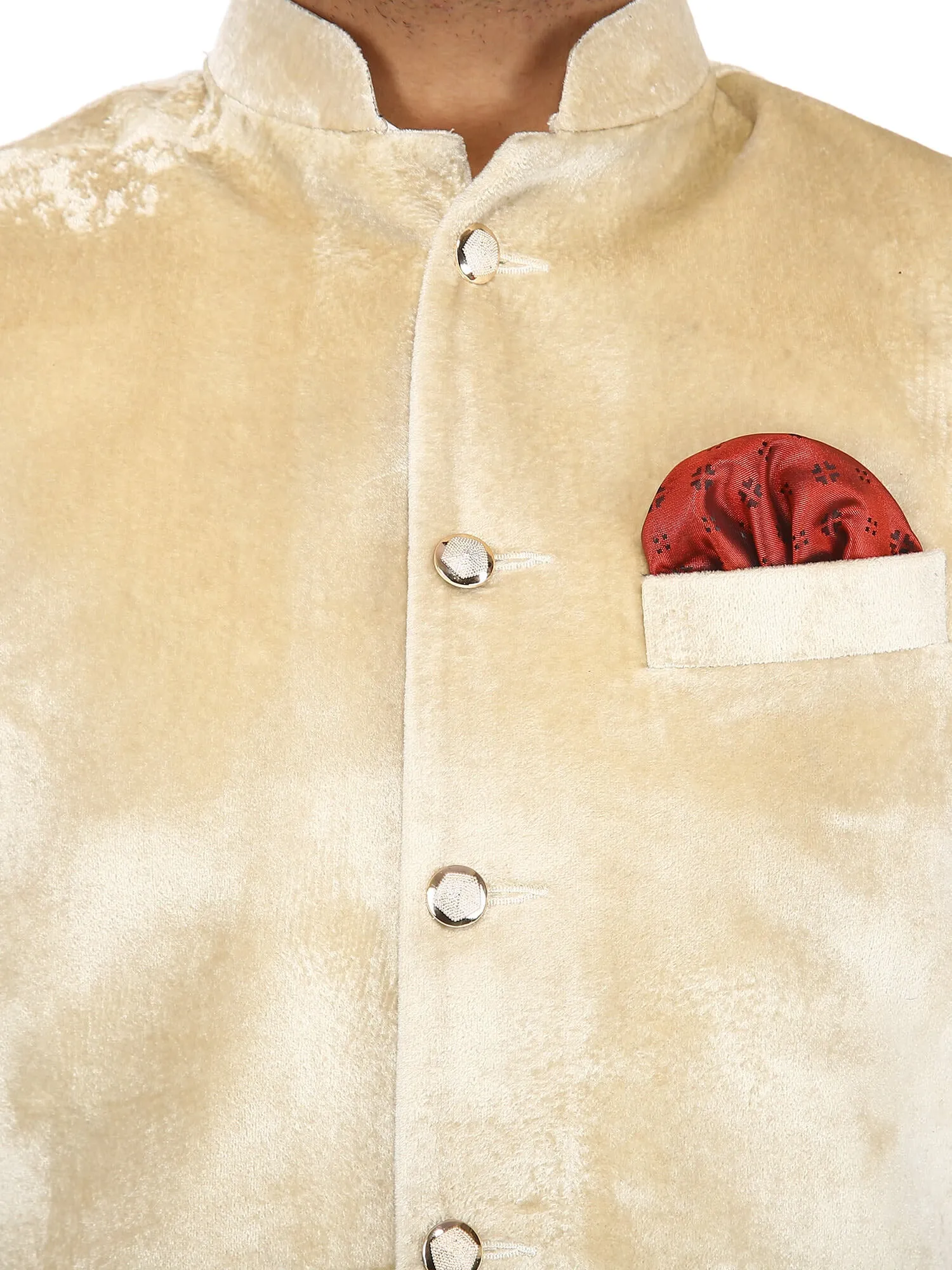 Cream Velvet Modi Jacket