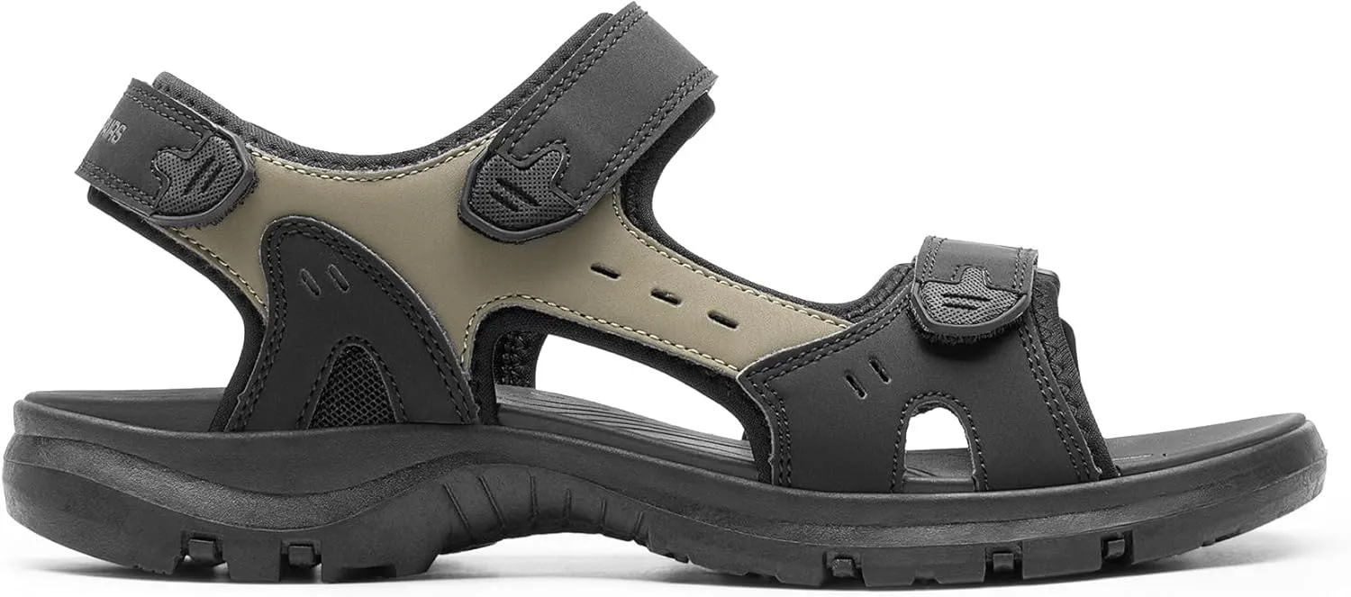 DREAM PAIRS Men??s Arch Support Hiking Sandals Sport Outdoor Athletic Comfortable Summer Beach Water Sandals