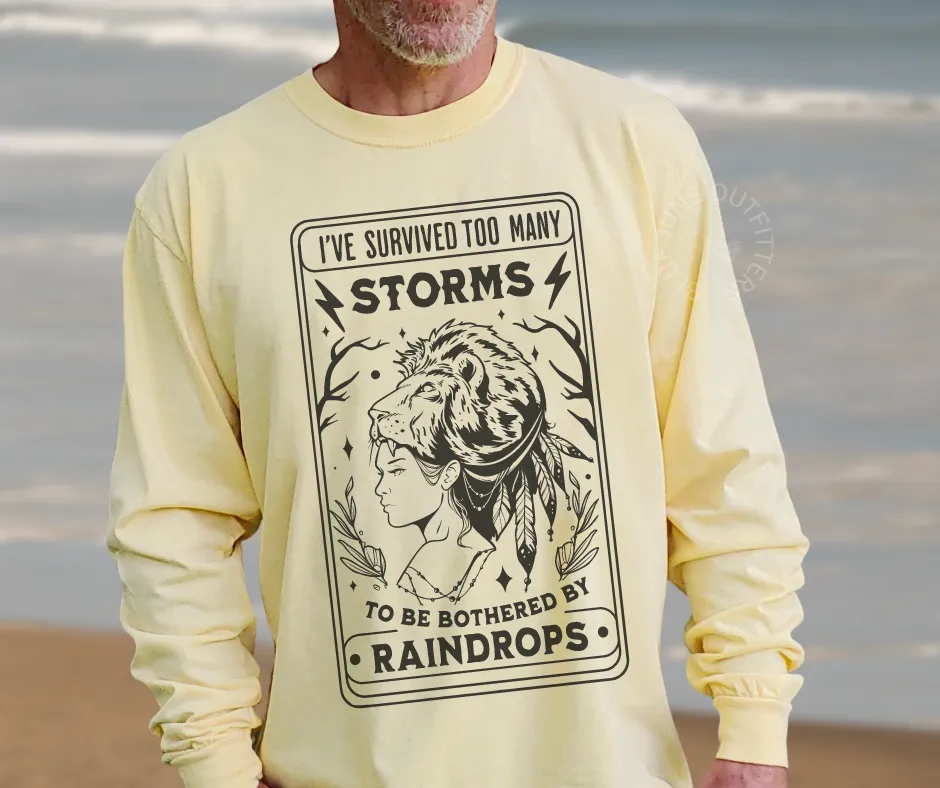 Fierce Feminist Warrior Tarot | Comfort Colors Long Sleeve