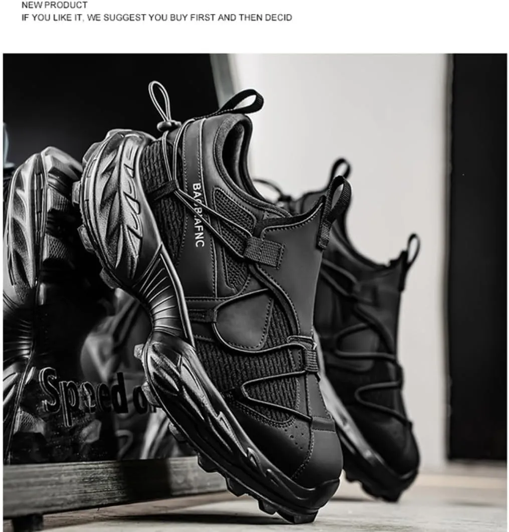 Four Seasons Comfortable Casual Athletic Shoes Mesh Walking Sneakers for Men Walking Shoes Chunky Platform Sneakers