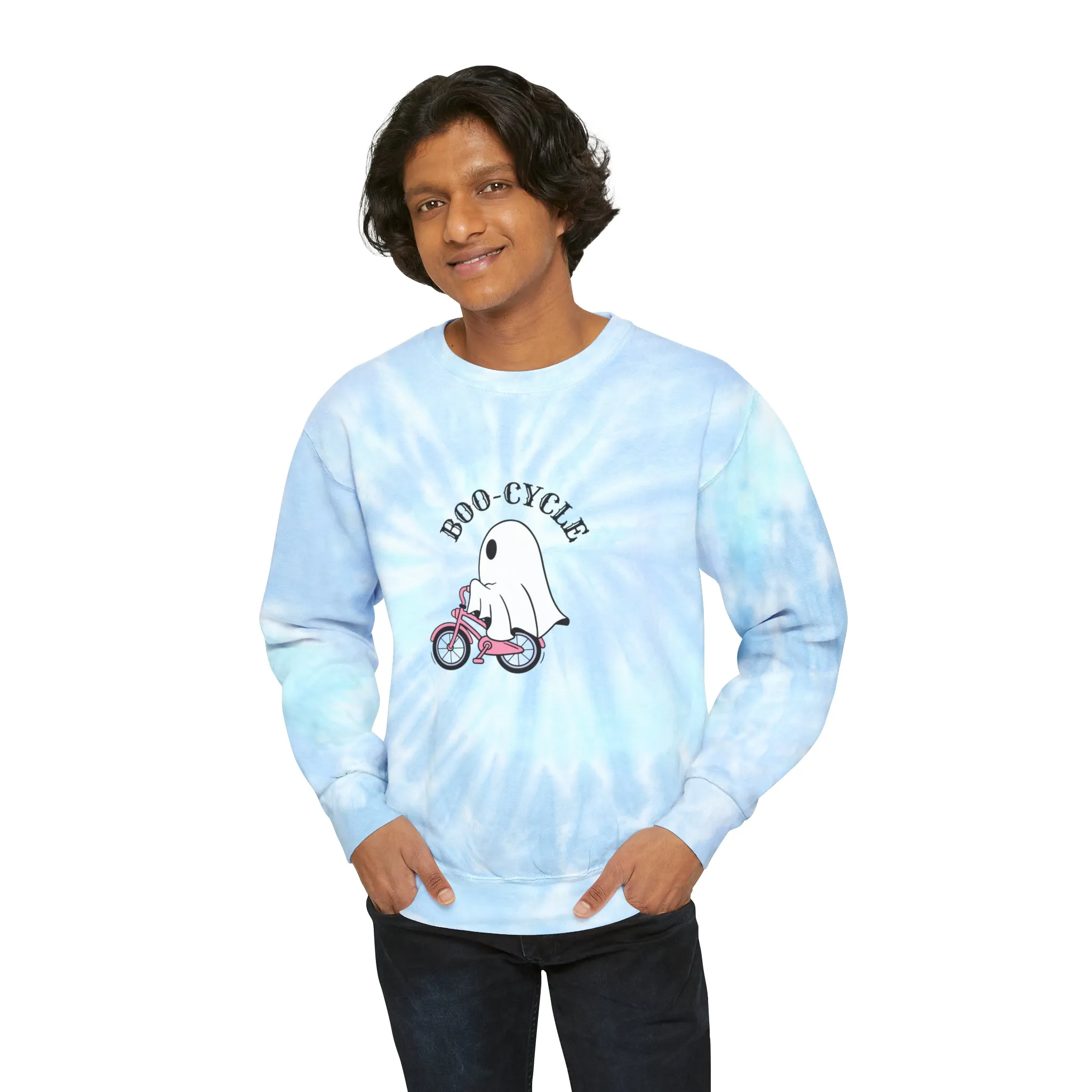 Halloween Sweatshirt, Ghost BooCycle Shirt, BooJee Shirt, Spooky Ghost Shirt, Spooky Season Ghost Sweater, Spooky Vibes Top, Halloween Gift