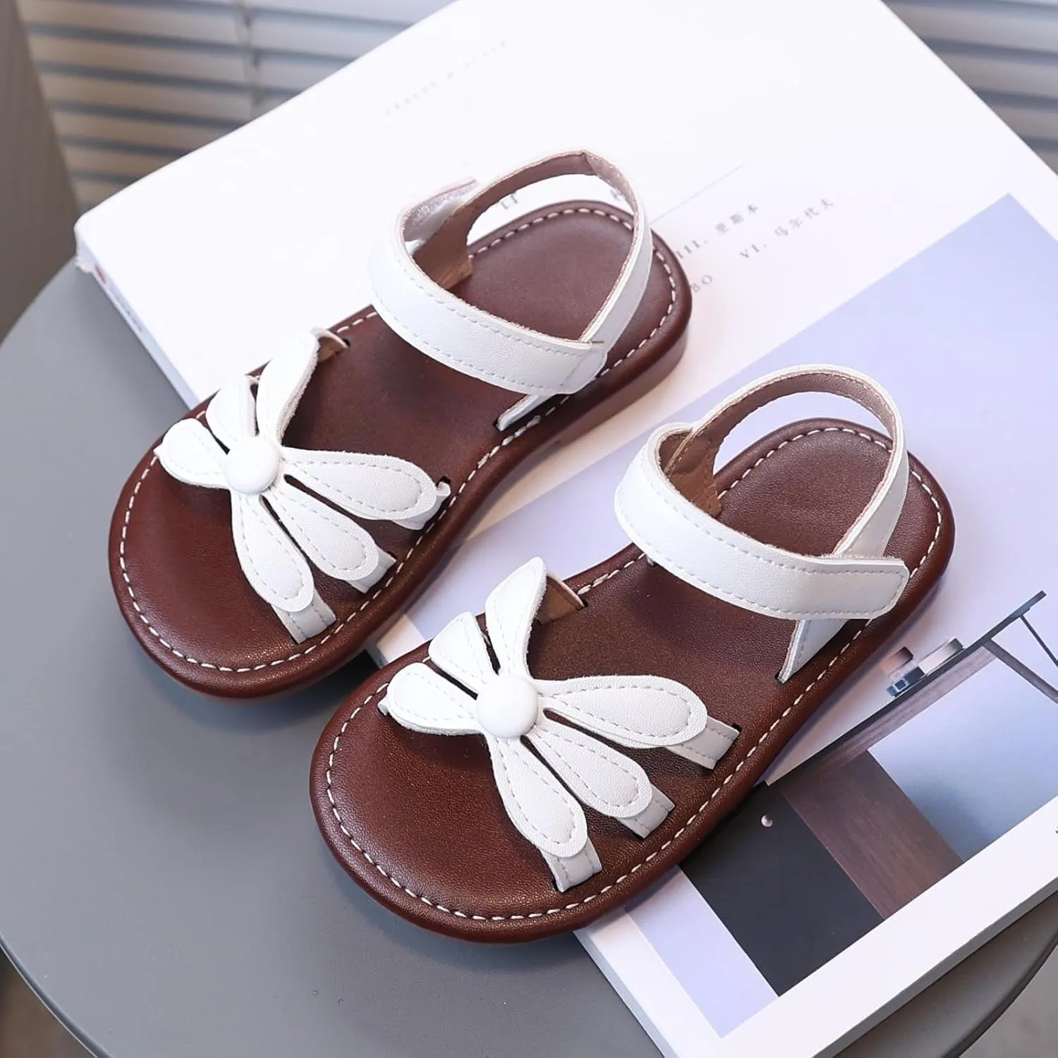 Kids Sandals Boys Girls Lightweight Athletic Sandals with Adjustable Webbing for Hiking Walking Girls Size 13