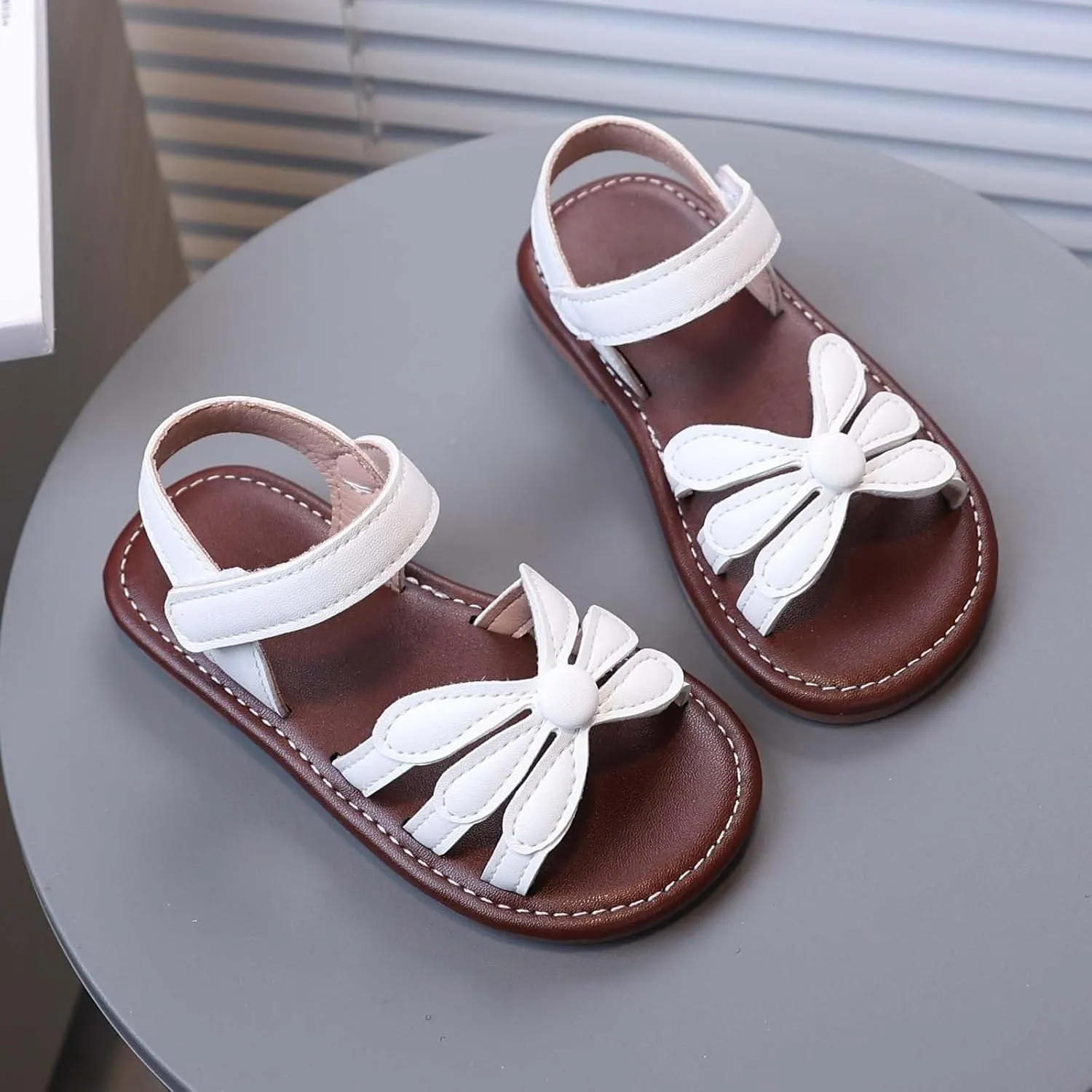Kids Sandals Boys Girls Lightweight Athletic Sandals with Adjustable Webbing for Hiking Walking Girls Size 13