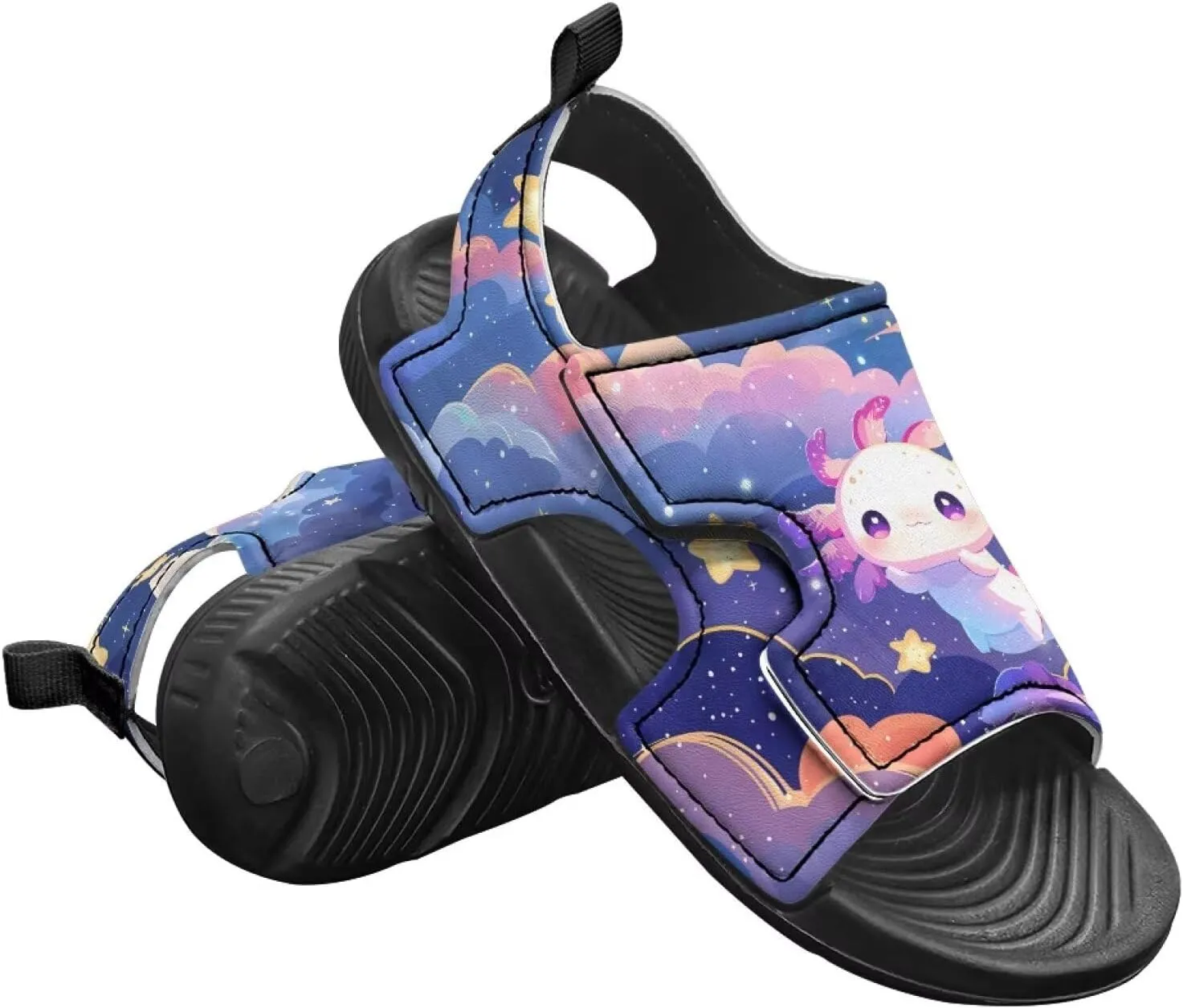 Kids Sandals Boys Summer Sport Hiking Sandals Leather Toddler Beach Water Shoes for Girls Cat Slides