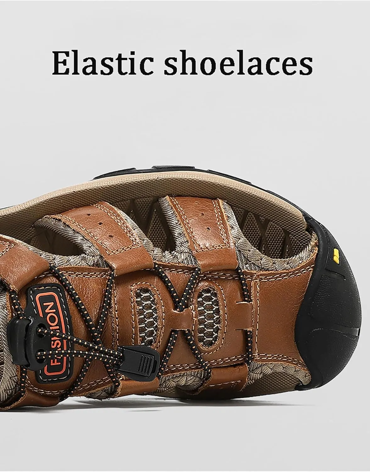 Men Closed Toe Hiking Sandals Walking Water Wading Shoes Comfort Non-slip Sport Outdoor Sandals