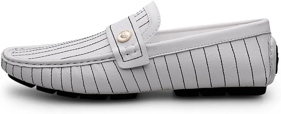 Men's Loafers Casual Shoes Slip on Driving Loafers Penny Loafers Soft Light-Weight Flats Boat Shoes with Rubber Sole