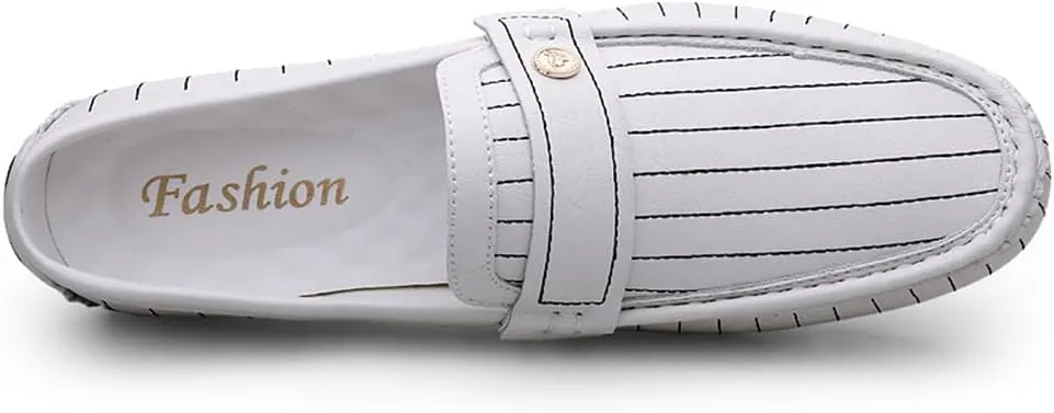 Men's Loafers Casual Shoes Slip on Driving Loafers Penny Loafers Soft Light-Weight Flats Boat Shoes with Rubber Sole