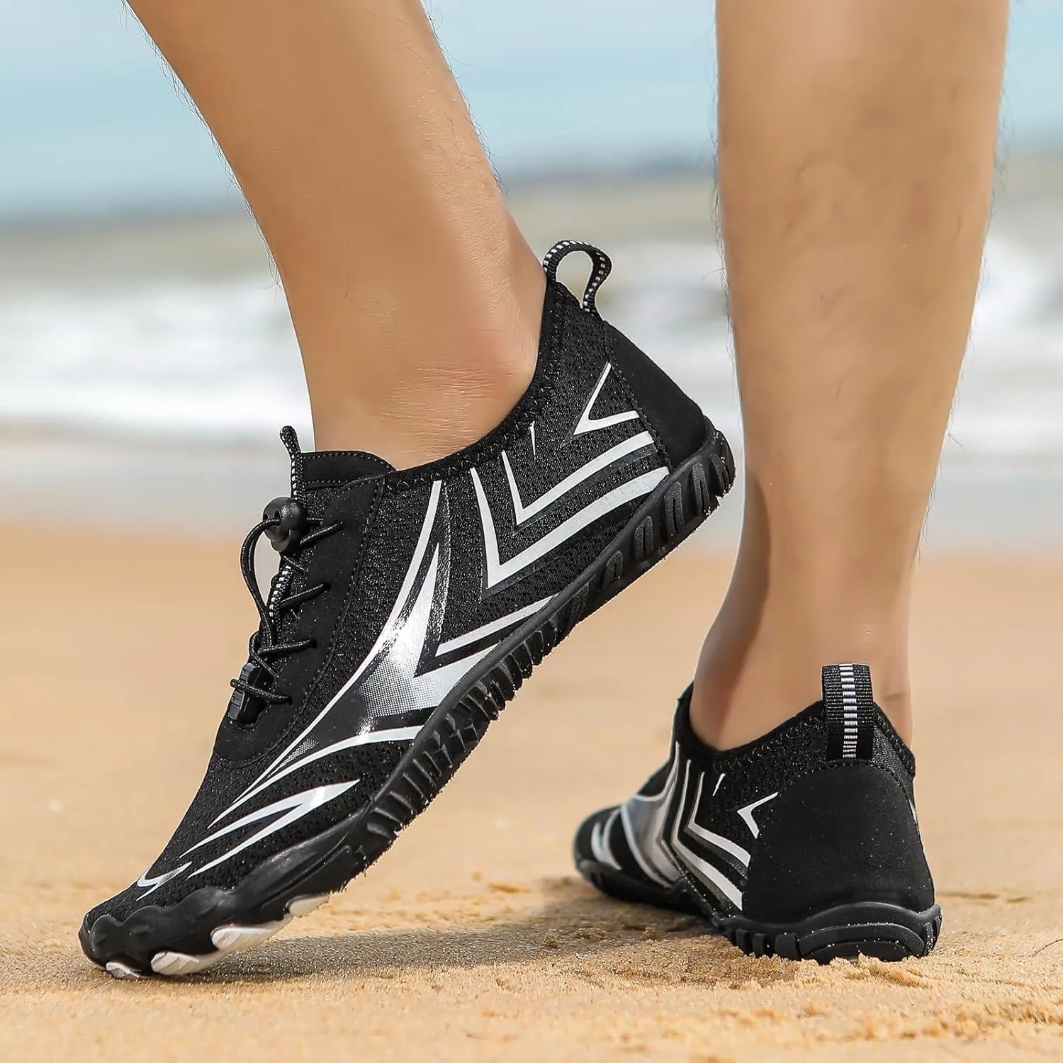 Men's Women's Barefoot Shoes Athletic Hiking Water Shoes Wide Toe Box Healthy & Non-Slip Breathable Barefoot Water Shoes Beach Pool Aqua Swim Surf Hiking Walking Shoes