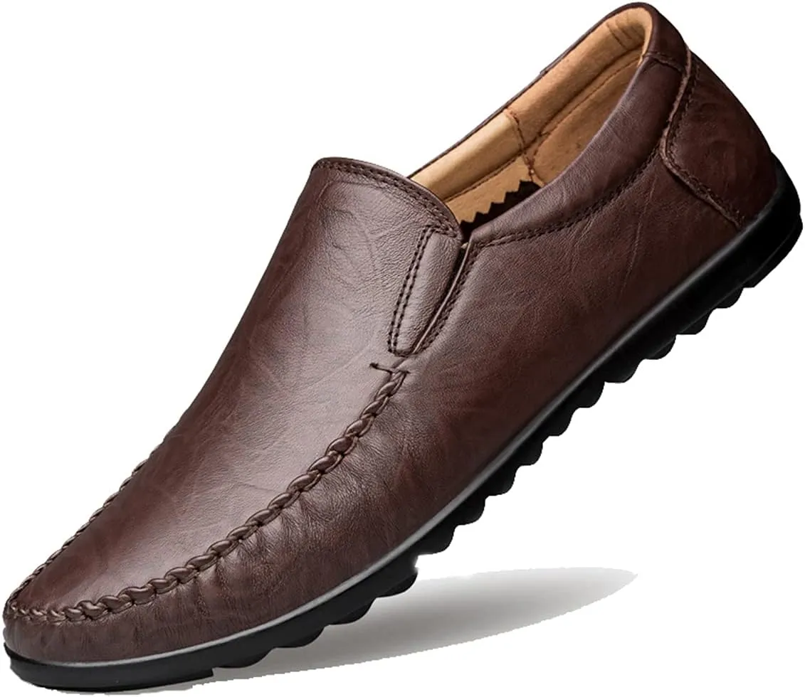 Minishion Boys Mens Casual Shoes Slip on Office Walking Loafers