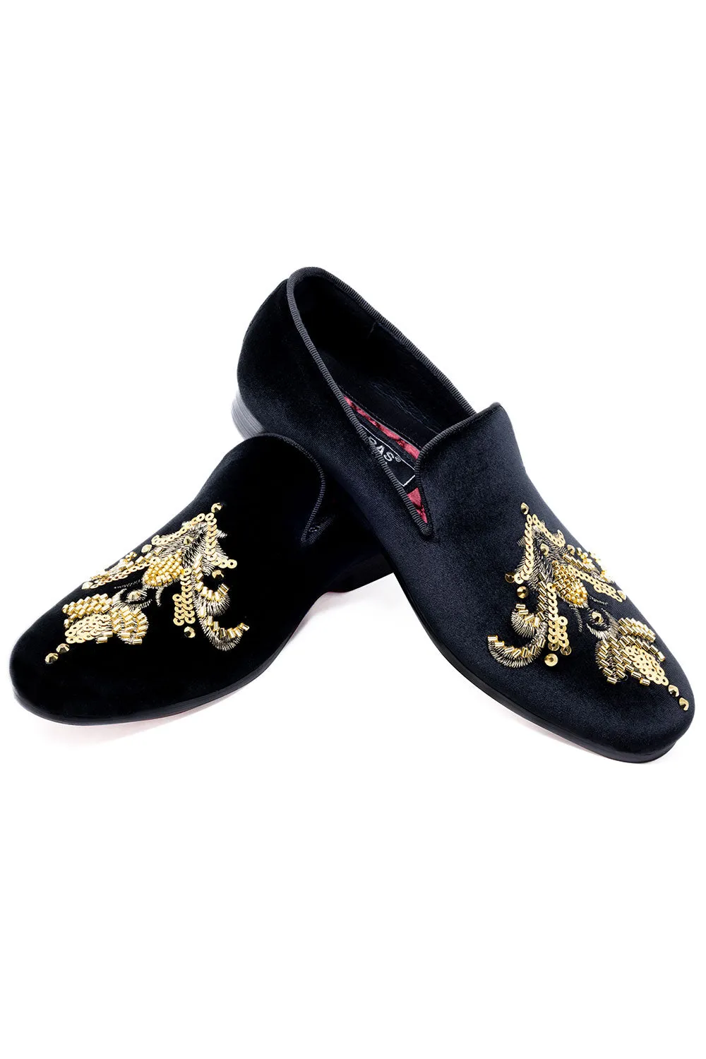 Pearls Mod Slip-On Loafers