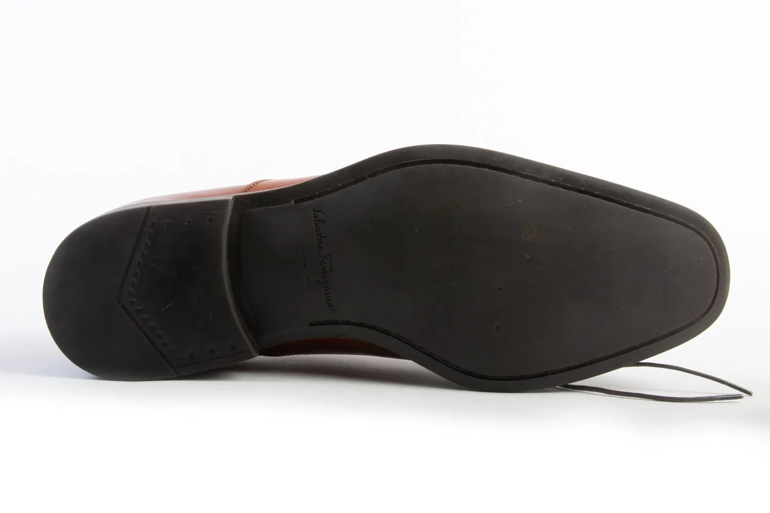 Salvatore Ferragamo Brown Cap Toe Oxfords