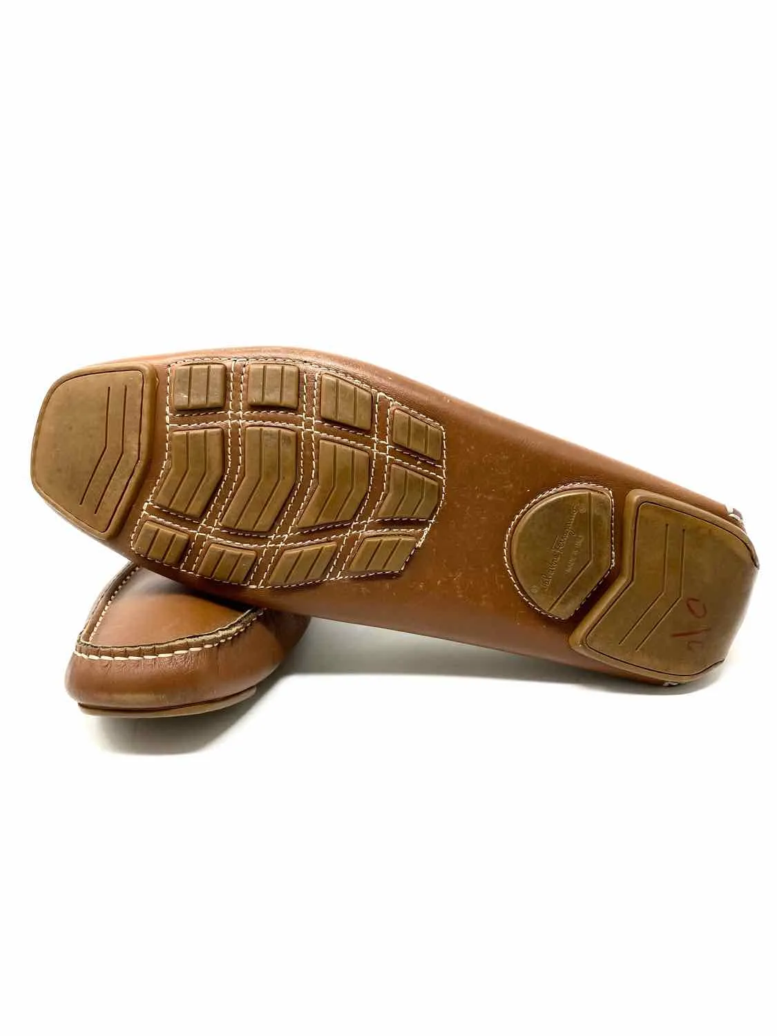 Salvatore Ferragamo Men's Brown Professional Shoe Size 11 Loafers