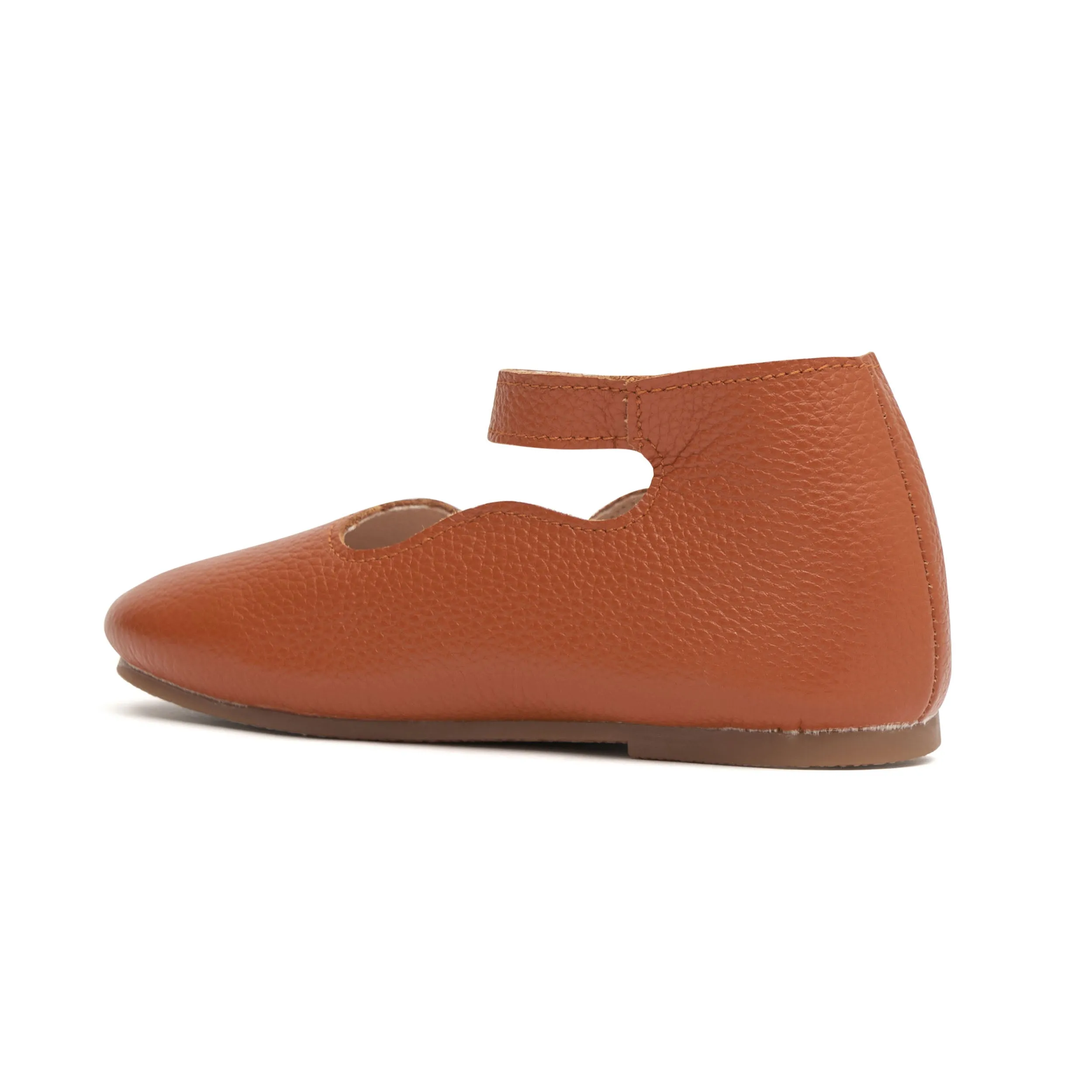 Tan Leather Mary Janes