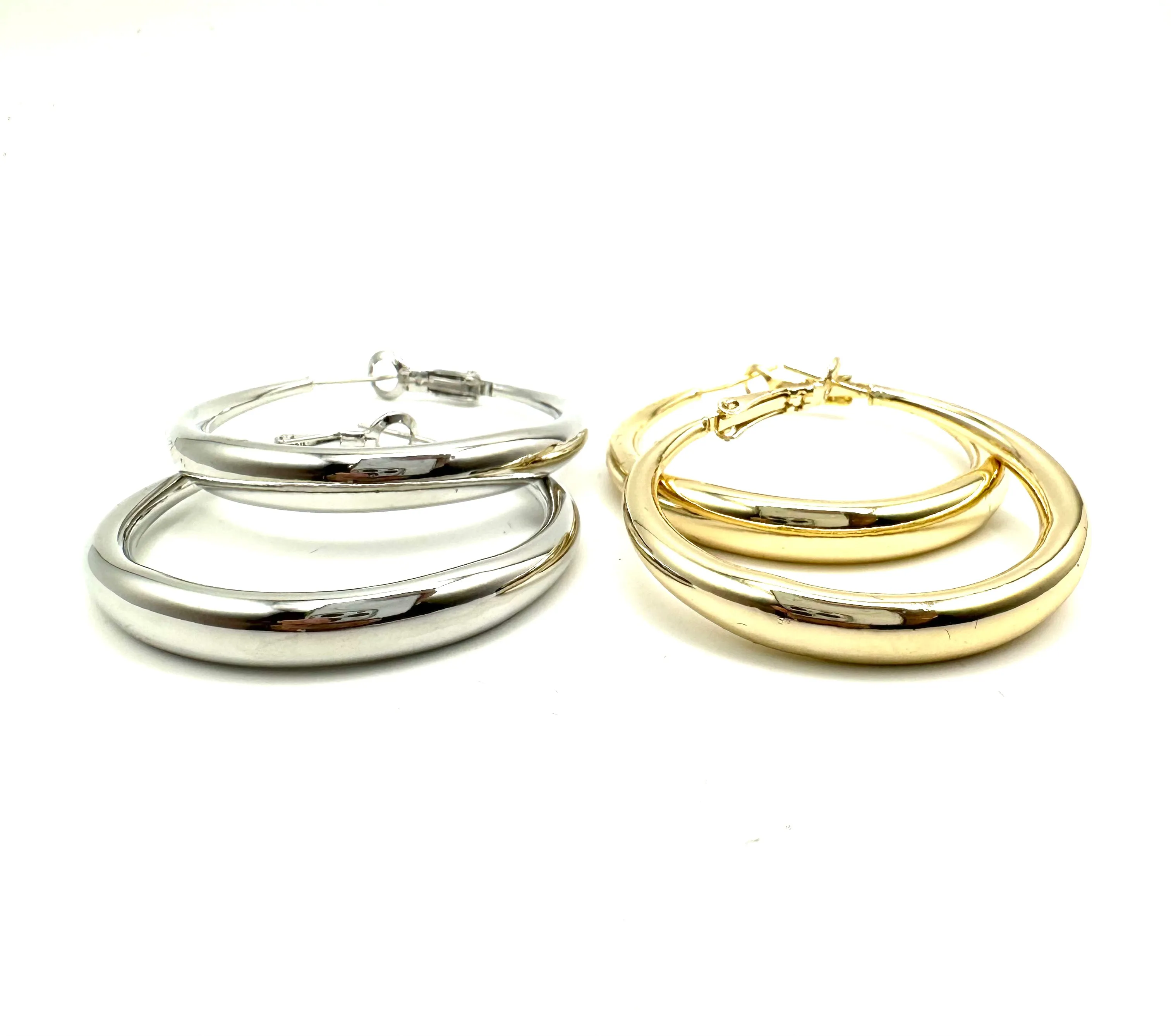 Tapered Polished Hoop
