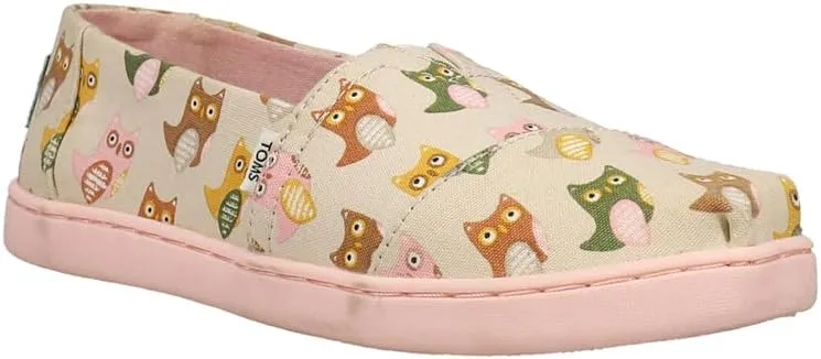 TOMS Kids Boys Alpargata Slip On Casual Shoes - Off White