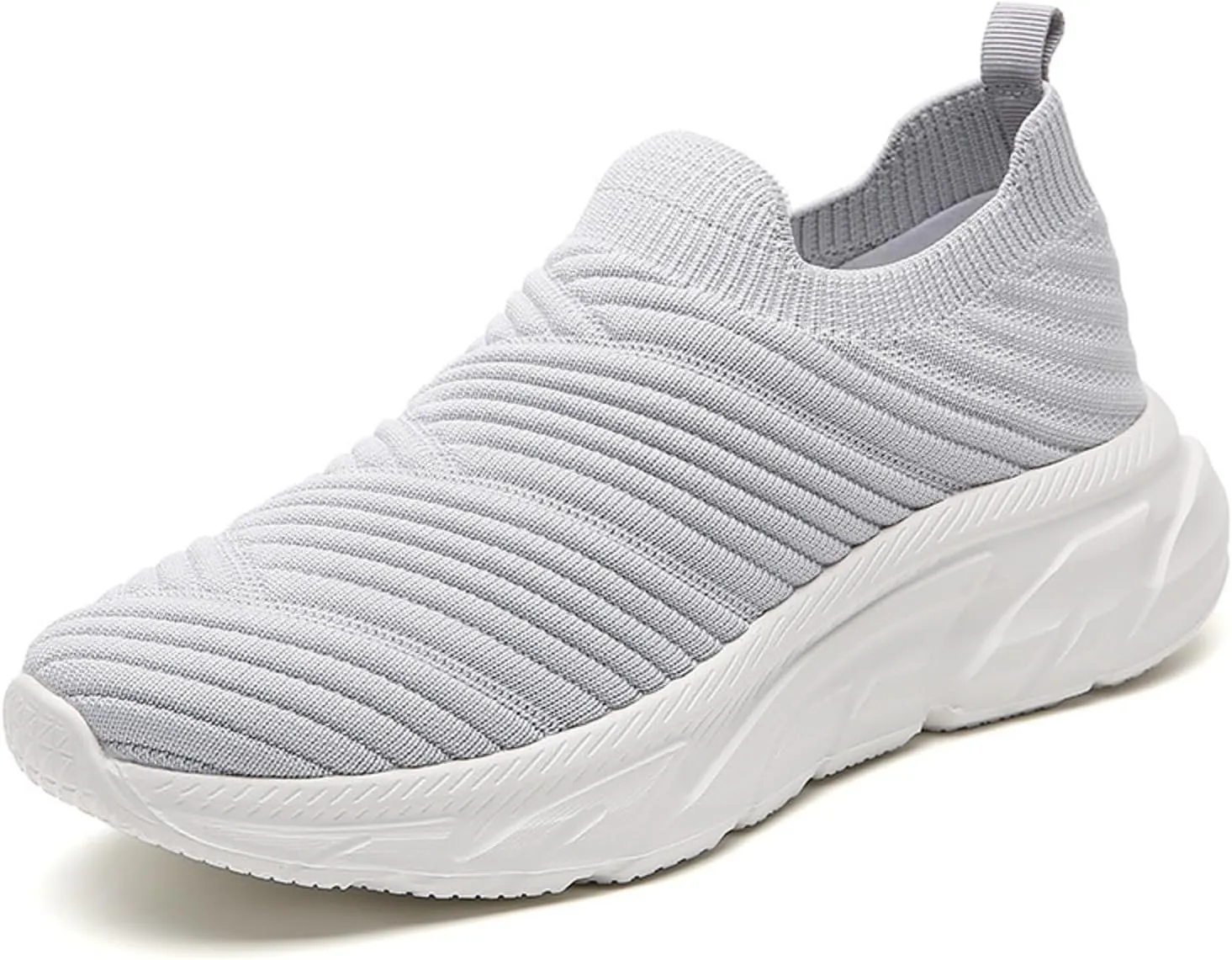 Walking Shoes Women Slip On Walking Shoes Casual Comfortable Lightweight Breathable Mesh Sock Shoe Non Slip Tennis Running Sneakers