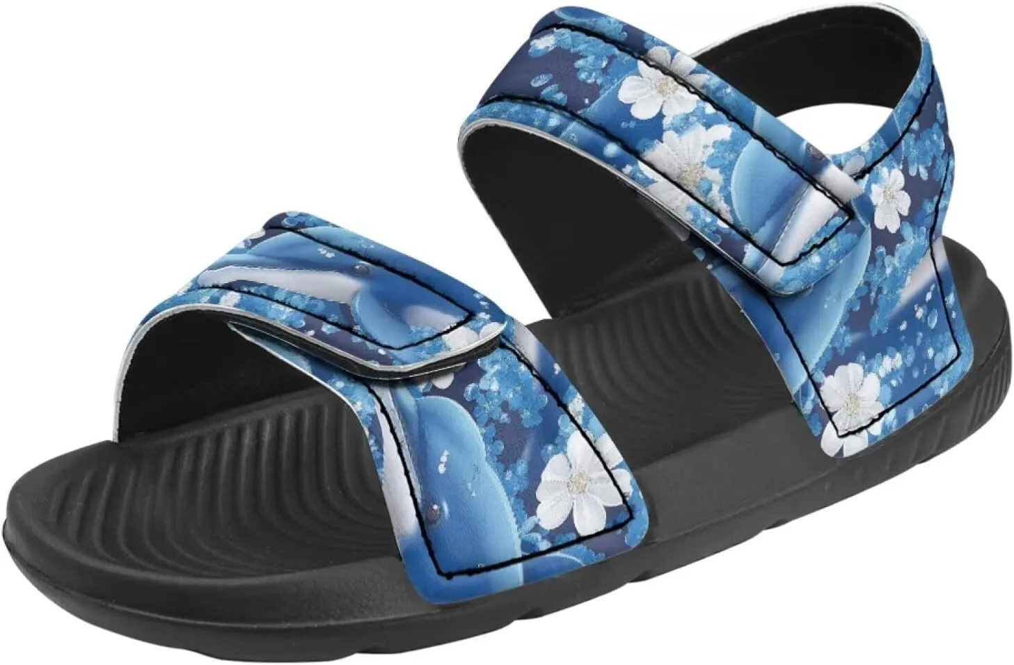 Whale Axolotl Sandals Cartoon Kids Summer Beach Water Shoes Toddler Boys Girls Sport Athletic Outdoor Sandals Adjustable