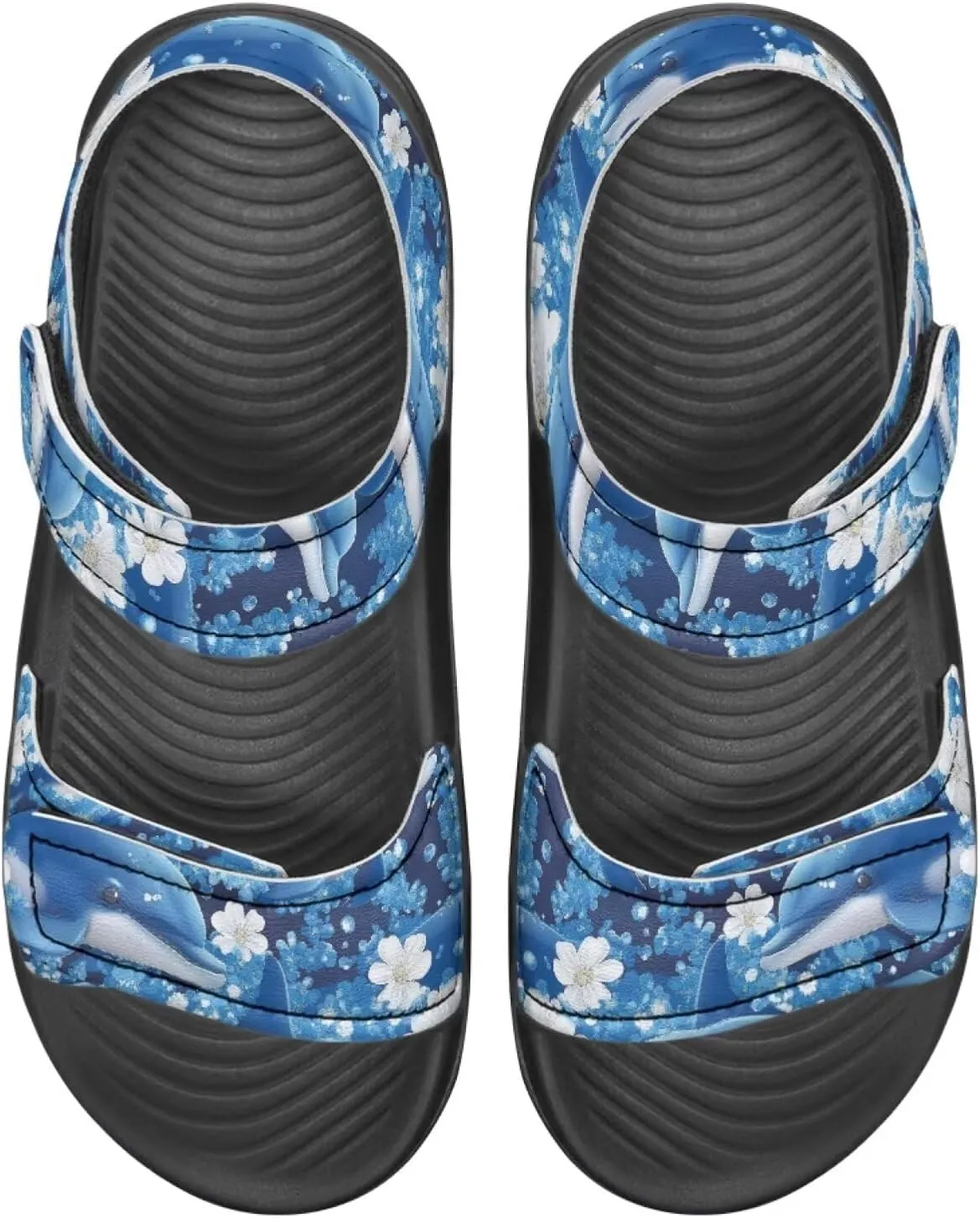 Whale Axolotl Sandals Cartoon Kids Summer Beach Water Shoes Toddler Boys Girls Sport Athletic Outdoor Sandals Adjustable