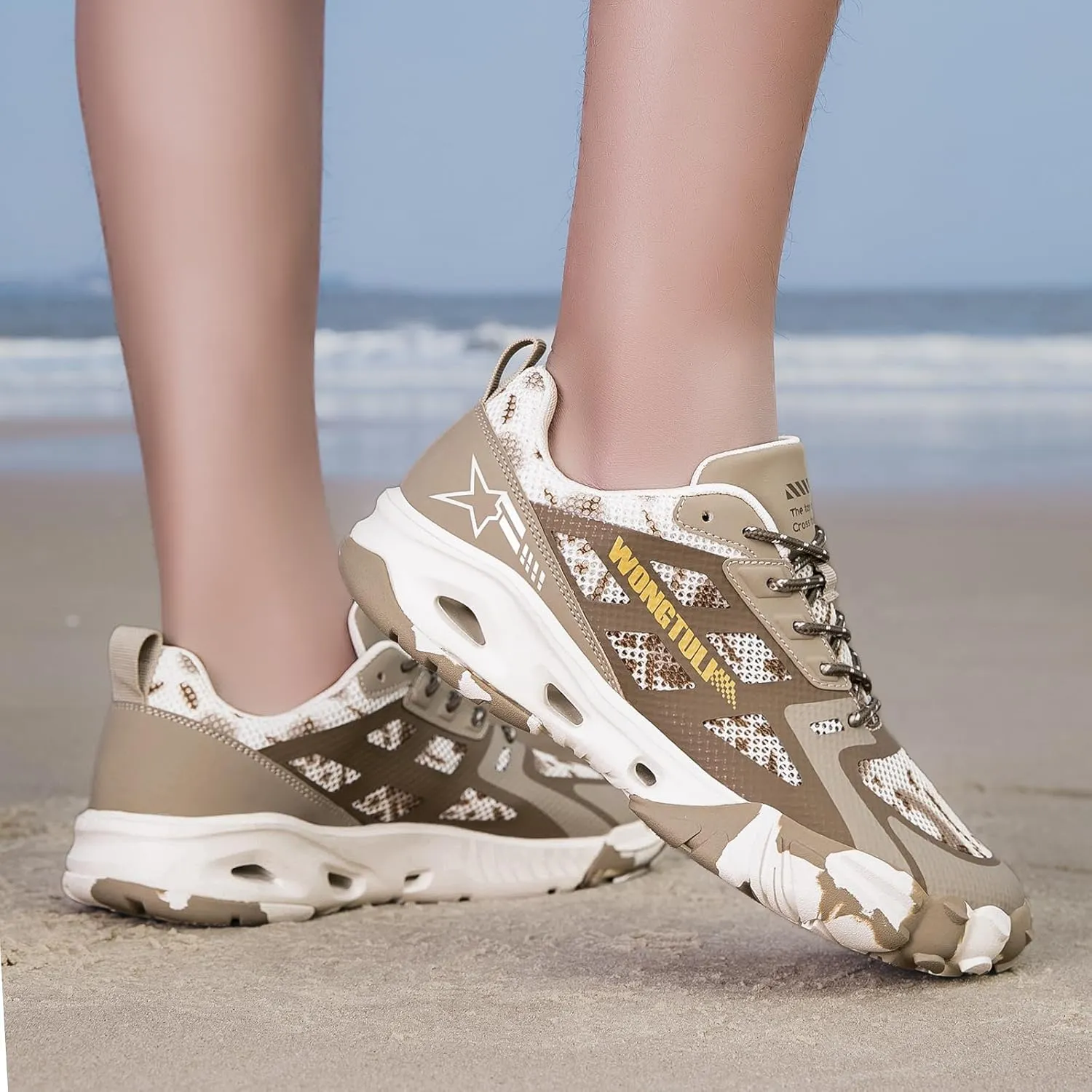 Wide Head Off-Road Wading mesh Quick-Drying Hiking Shoes, Suitable for Outdoor Sports and Daily Commuting