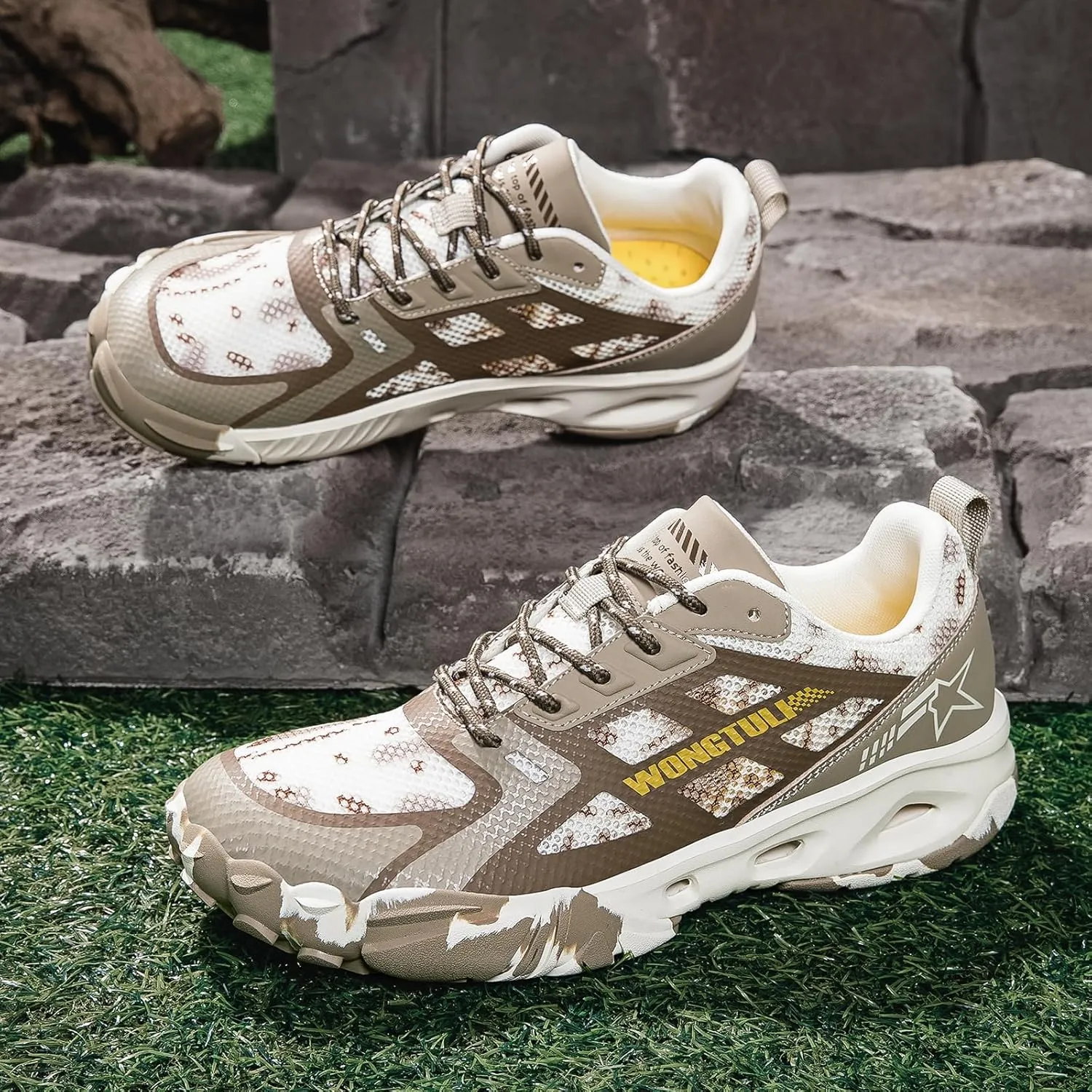Wide Head Off-Road Wading mesh Quick-Drying Hiking Shoes, Suitable for Outdoor Sports and Daily Commuting