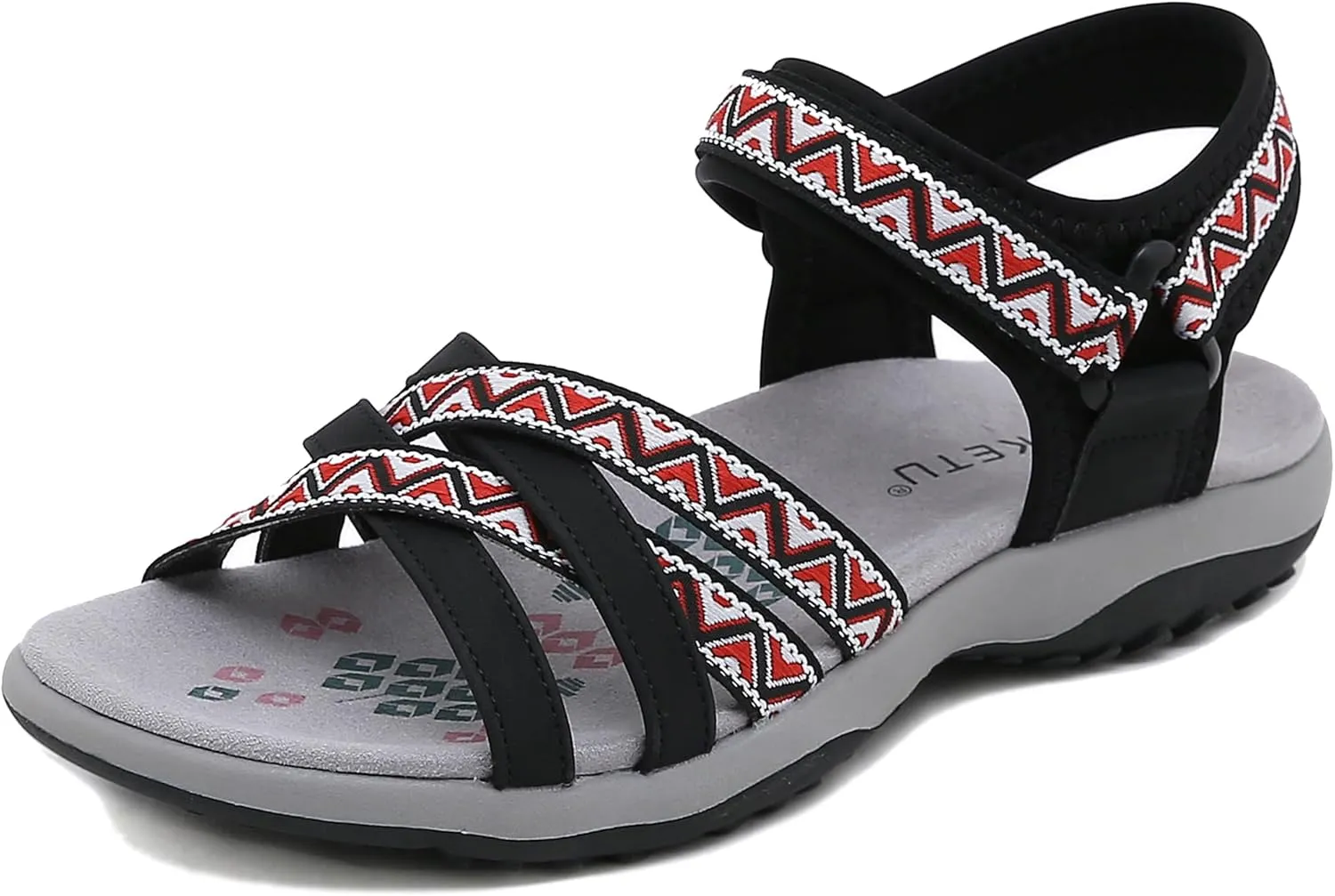 Womens Hiking Sandals Ladies Sport Sandals with Arch Support Comfortable Outdoor Sandals