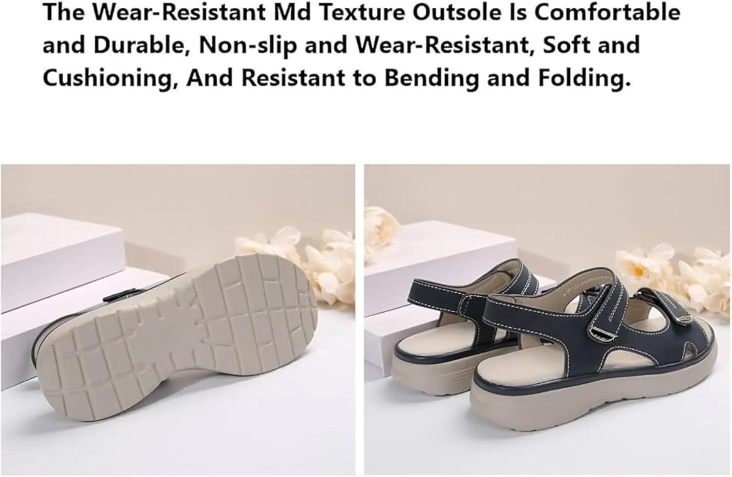 Women's Orthopedic Sport Sandals Shoes with Soft Cushion Foam Comfortable Walking Sandal Arch Support Wide Fit Dress Comfy Orthotic Recovery Athletic Travel Summer Sandal Dressy Back Strap