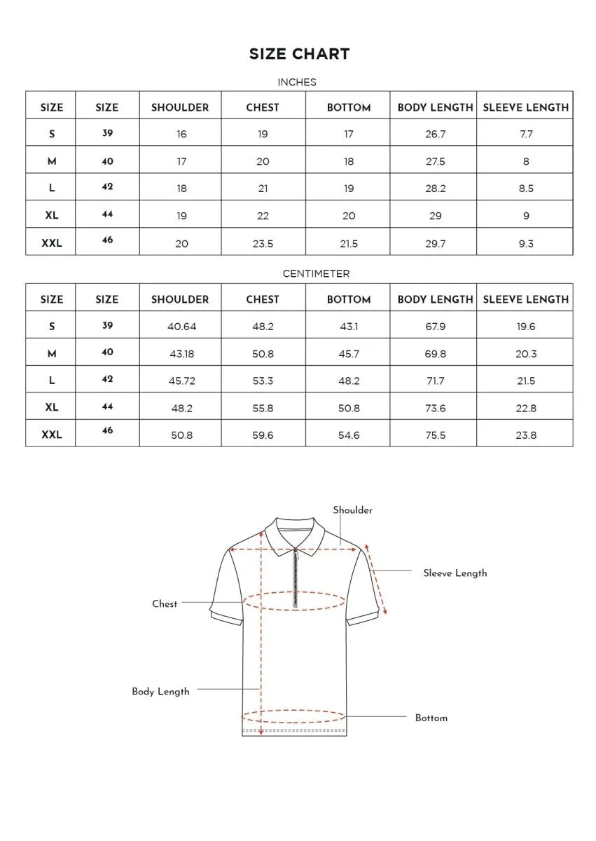 Zipper Polo Knit T-shirt - Maverick